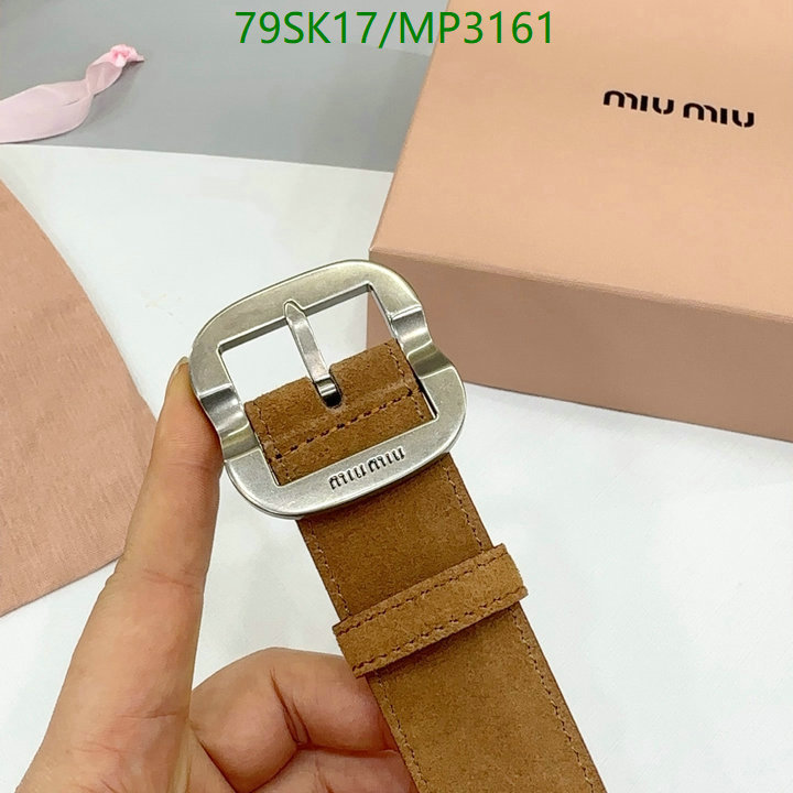 Belts-MIU MIU Code: MP3161 $: 79USD