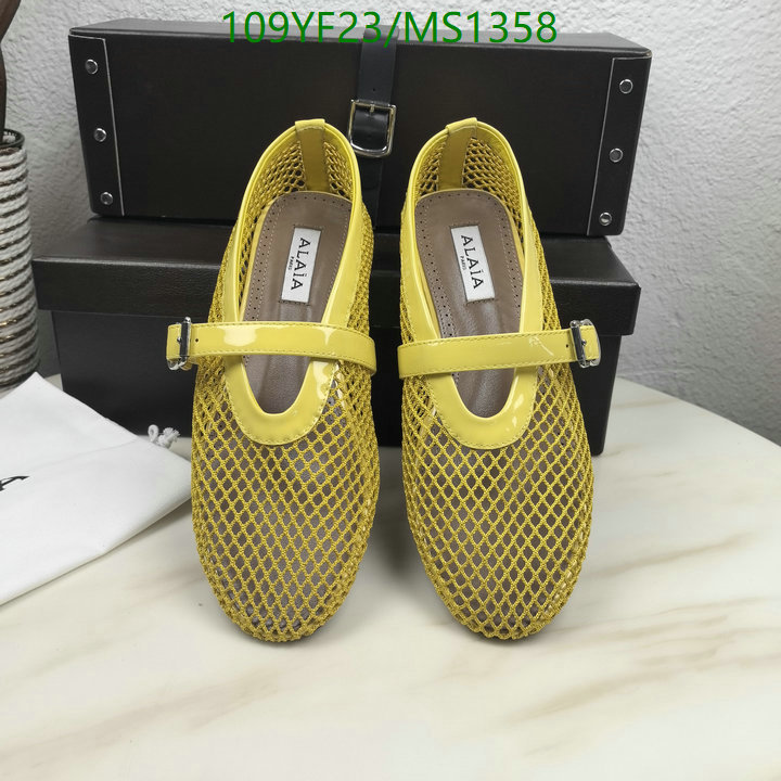 Women Shoes-ALAIA Code: MS1358 $: 109USD
