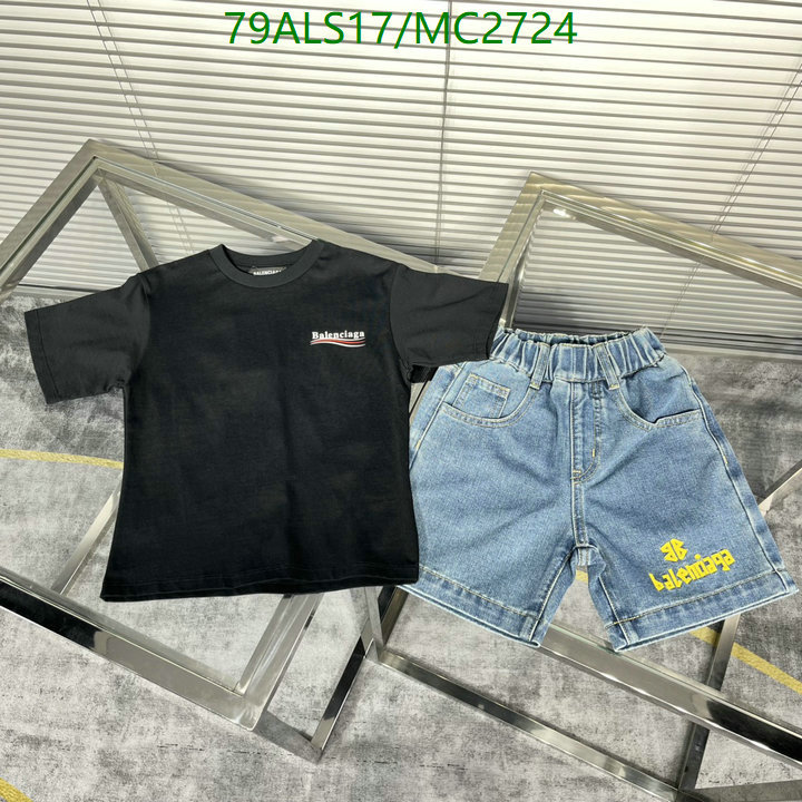 Kids Clothing-Balenciaga Code: MC2724 $: 79USD