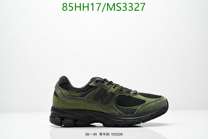 Men shoes-New Balance Code: MS3327 $: 85USD