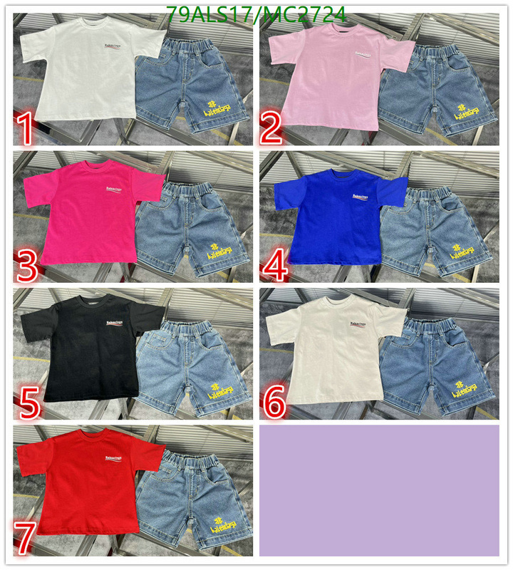 Kids Clothing-Balenciaga Code: MC2724 $: 79USD