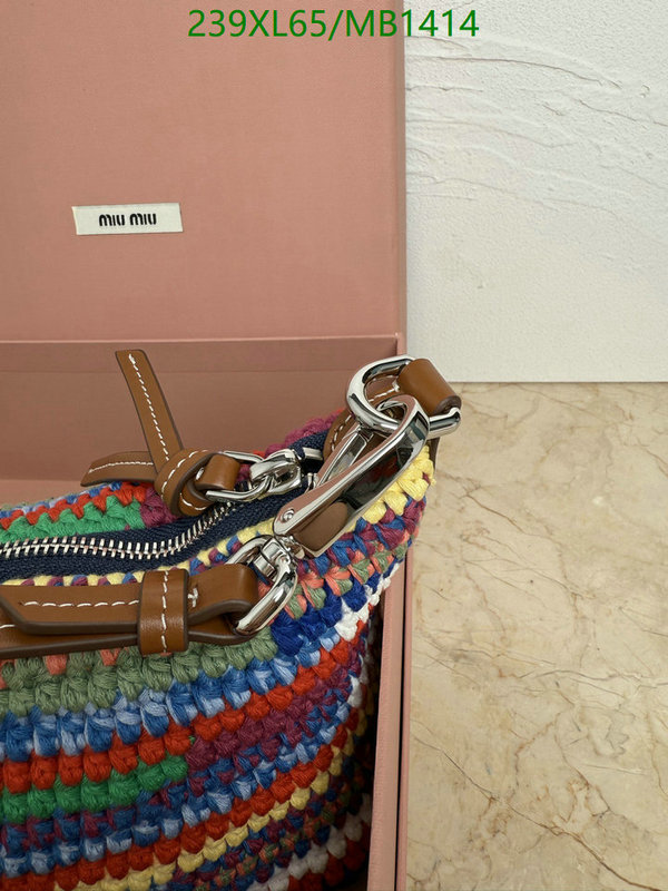 Miu Miu Bag-(Mirror)-Handbag- Code: MB1414 $: 239USD