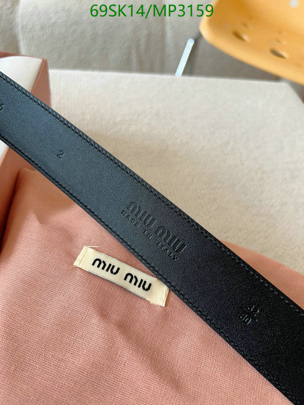 Belts-MIU MIU Code: MP3159 $: 69USD