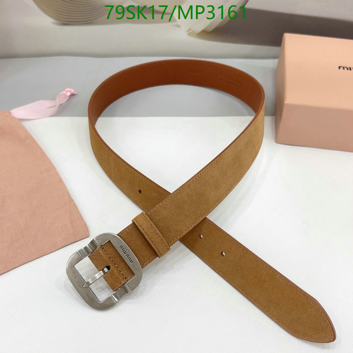 Belts-MIU MIU Code: MP3161 $: 79USD