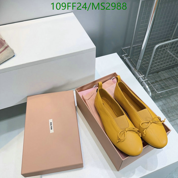 Women Shoes-Miu Miu Code: MS2988 $: 109USD