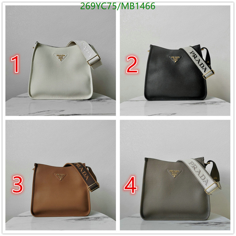 Prada Bag-(Mirror)-Crossbody- Code: MB1466 $: 269USD