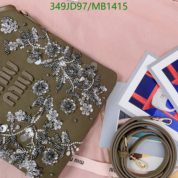 Miu Miu Bag-(Mirror)-Crossbody- Code: MB1415 $: 349USD