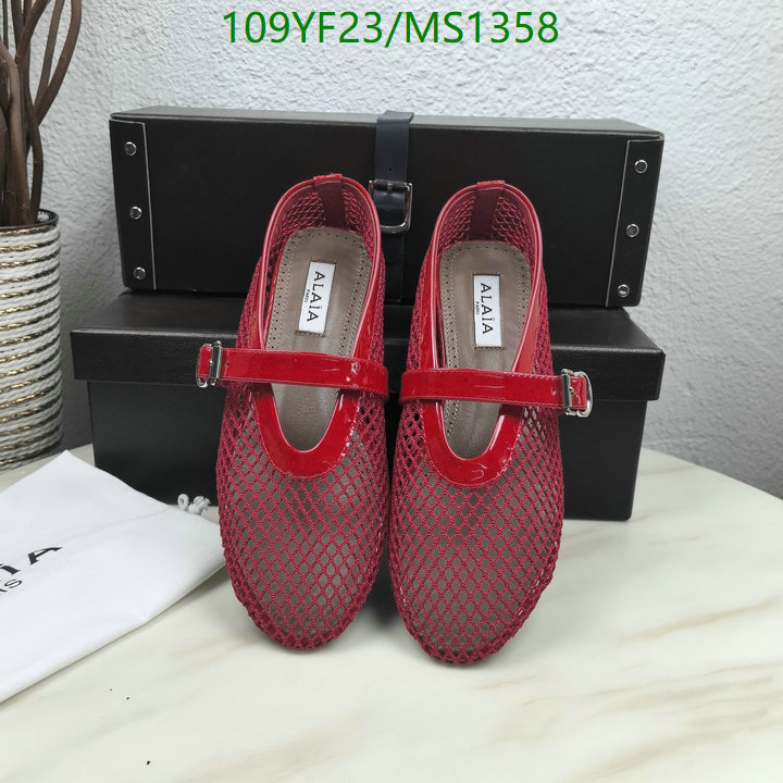 Women Shoes-ALAIA Code: MS1358 $: 109USD
