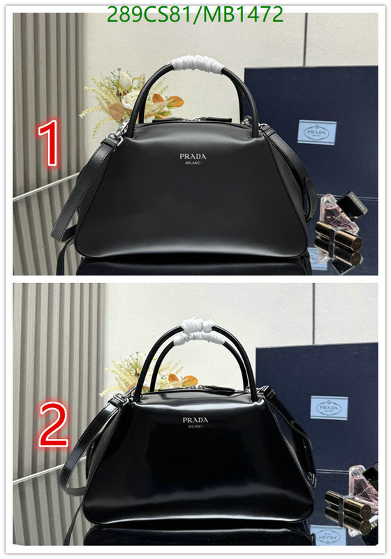 Prada Bag-(Mirror)-Handbag- Code: MB1472 $: 289USD