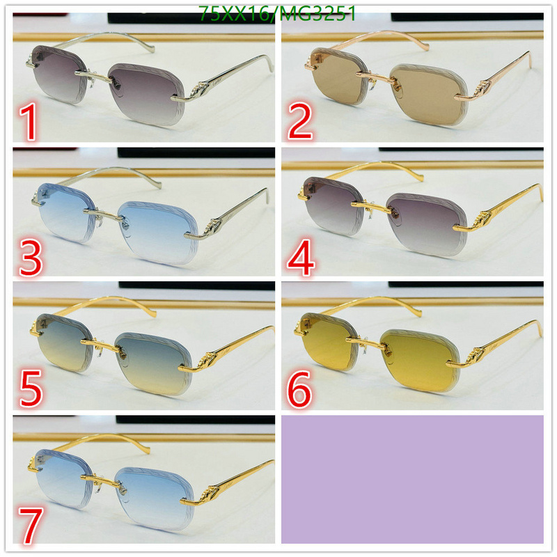 Glasses-Cartier Code: MG3251 $: 75USD