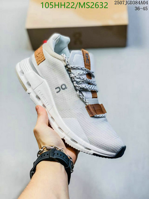 Men shoes-On Running Cloudsurfer Code: MS2632 $: 105USD