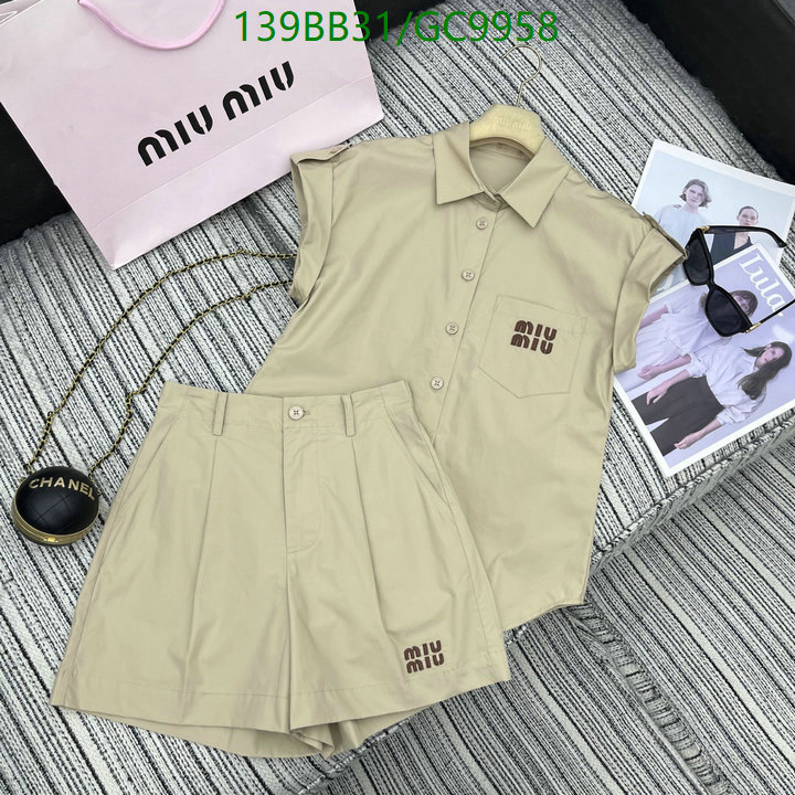 Clothing-MIUMIU Code: GC9958 $: 139USD