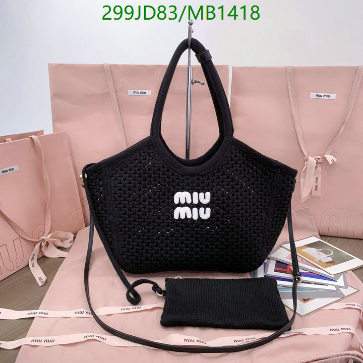 Miu Miu Bag-(Mirror)-Handbag- Code: MB1418 $: 299USD