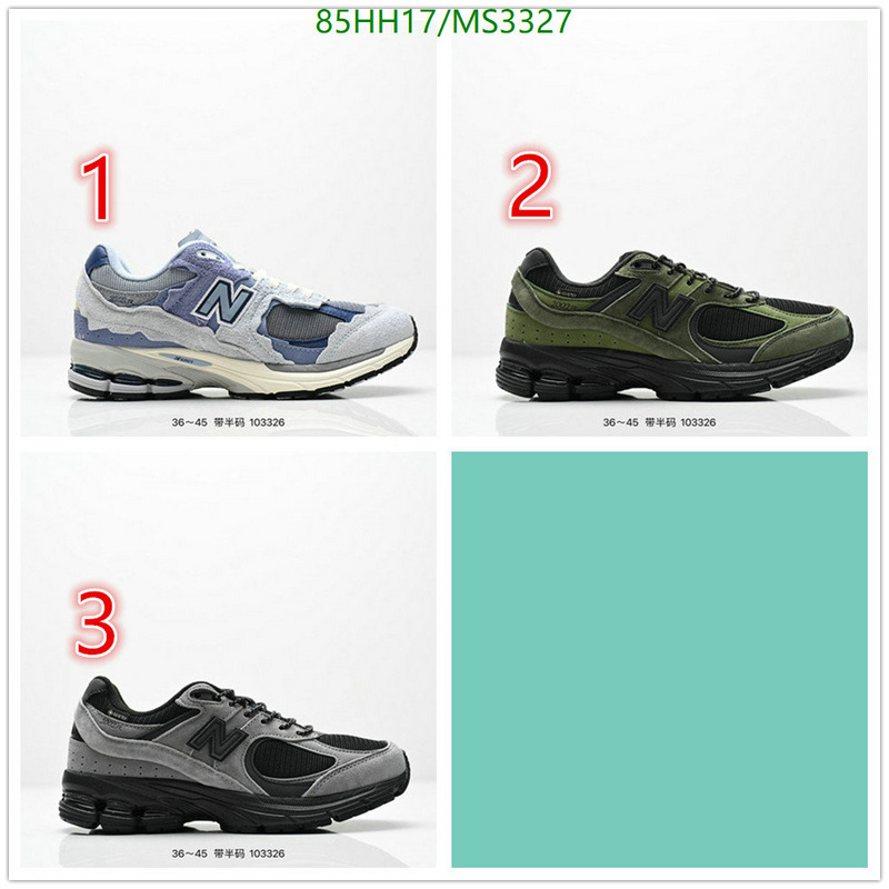 Men shoes-New Balance Code: MS3327 $: 85USD