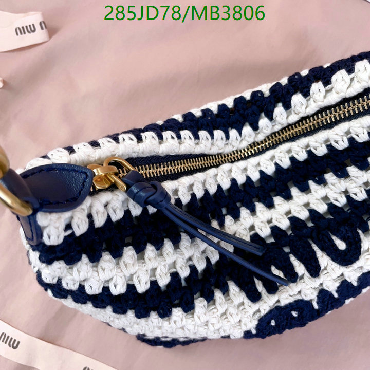 Miu Miu Bag-(Mirror)-Handbag- Code: MB3806 $: 285USD