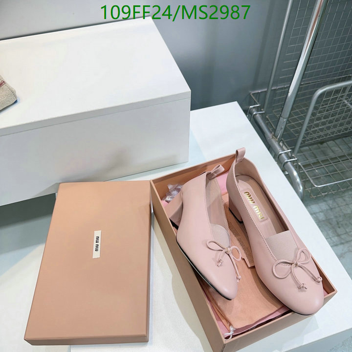 Women Shoes-Miu Miu Code: MS2987 $: 109USD