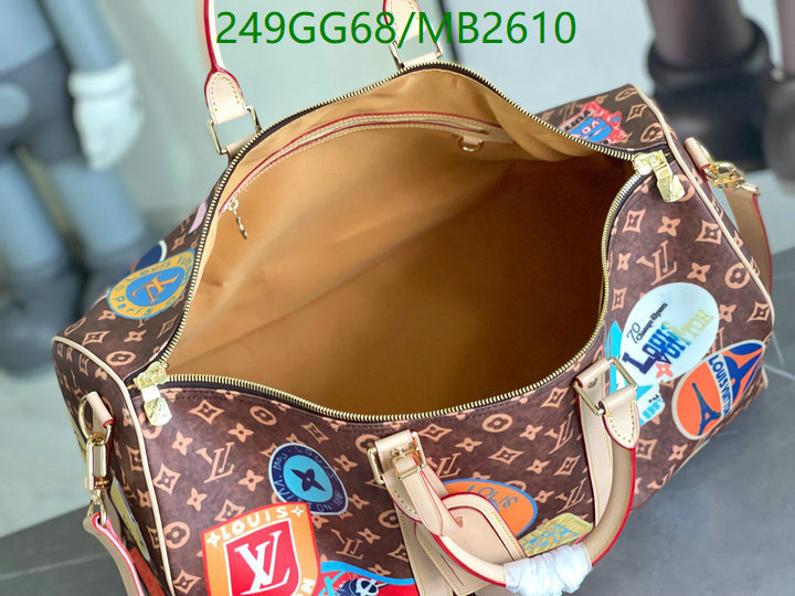 LV Bag-(Mirror)-Keepall BandouliRe 45-50- Code: MB2610 $: 249USD