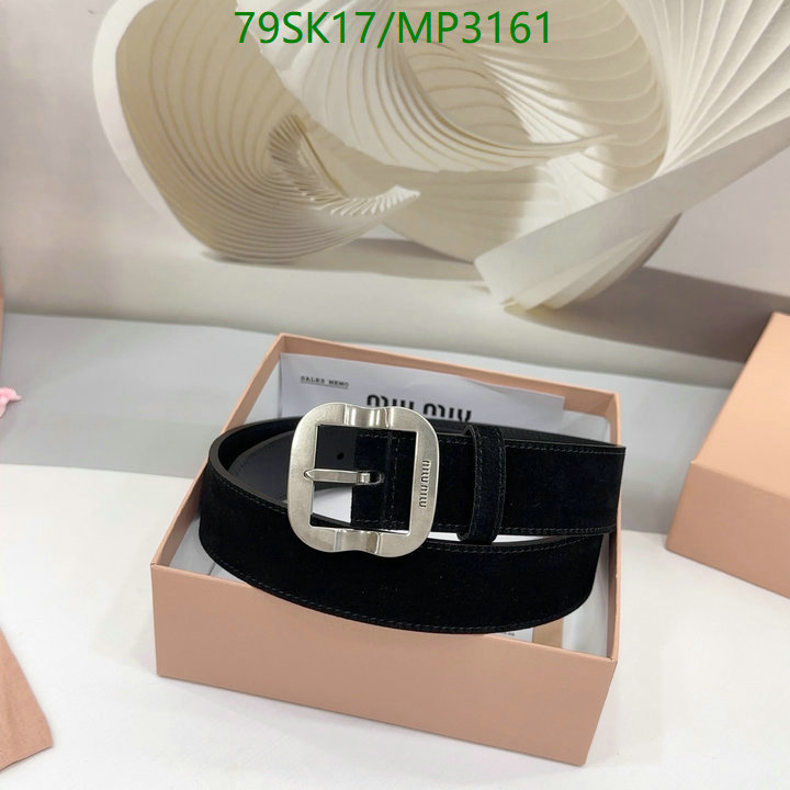 Belts-MIU MIU Code: MP3161 $: 79USD