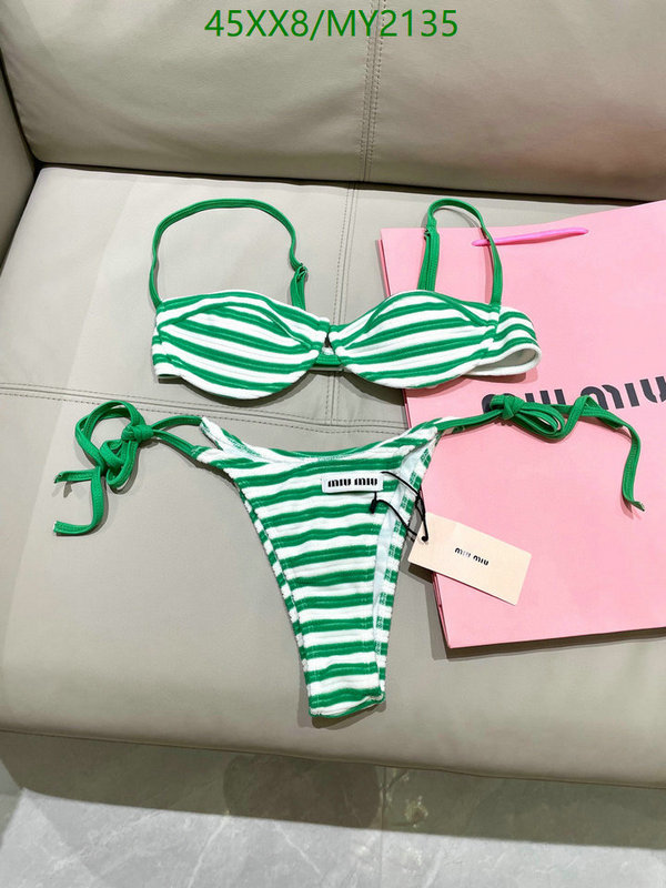Swimsuit-MIUMIU Code: MY2135 $: 45USD