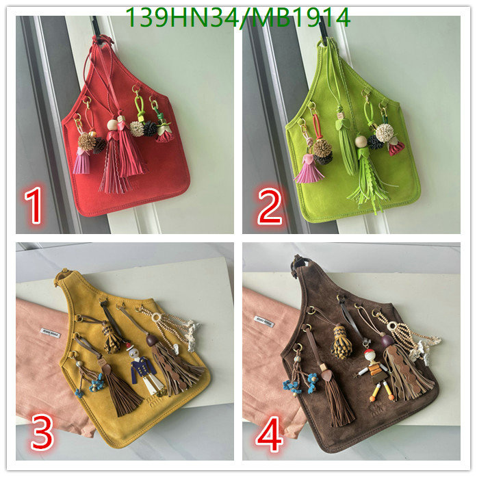 Miu Miu Bag-(4A)-Handbag- Code: MB1914 $: 139USD