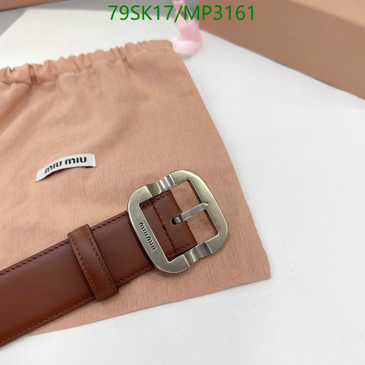 Belts-MIU MIU Code: MP3161 $: 79USD