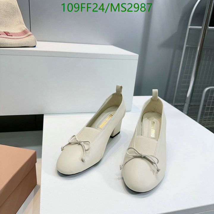 Women Shoes-Miu Miu Code: MS2987 $: 109USD