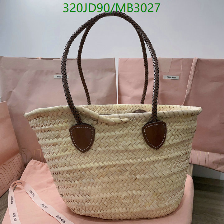 Miu Miu Bag-(Mirror)-Handbag- Code: MB3027 $: 320USD