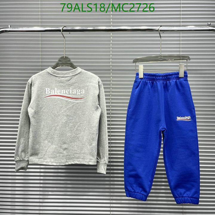 Kids Clothing-Balenciaga Code: MC2726 $: 79USD
