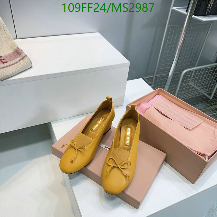 Women Shoes-Miu Miu Code: MS2987 $: 109USD