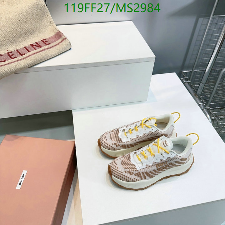 Women Shoes-Miu Miu Code: MS2984 $: 119USD