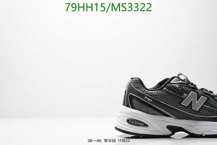 Men shoes-New Balance Code: MS3322 $: 79USD