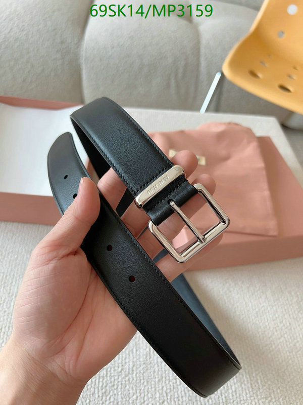 Belts-MIU MIU Code: MP3159 $: 69USD