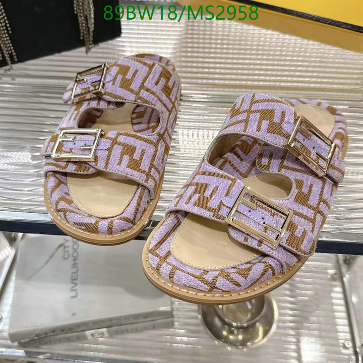 Women Shoes-Fendi Code: MS2958 $: 89USD