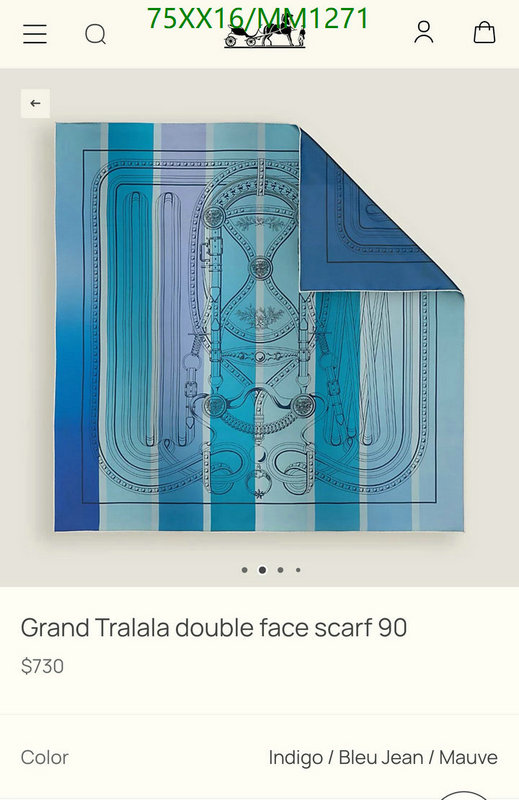 Scarf-Hermes Code: MM1271 $: 75USD