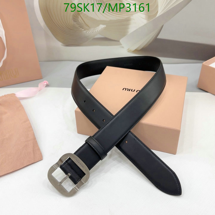 Belts-MIU MIU Code: MP3161 $: 79USD
