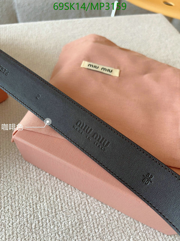 Belts-MIU MIU Code: MP3159 $: 69USD