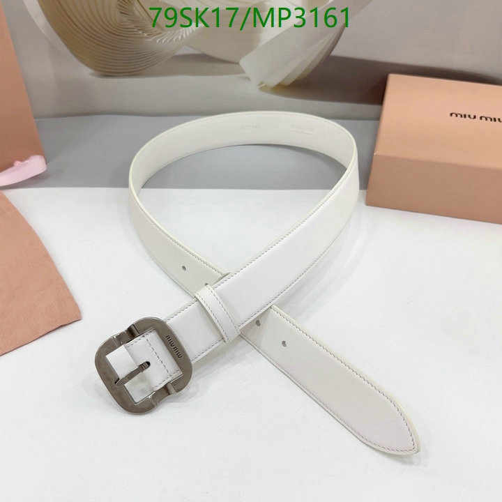 Belts-MIU MIU Code: MP3161 $: 79USD