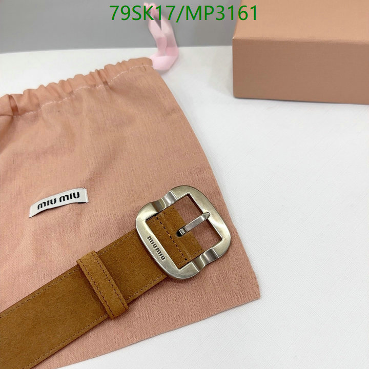 Belts-MIU MIU Code: MP3161 $: 79USD
