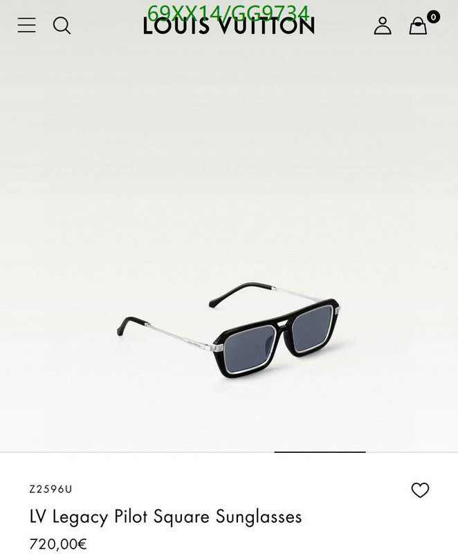 Glasses-LV Code: GG9734 $: 69USD