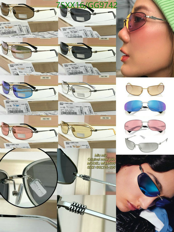 Glasses-MiuMiu Code: GG9742 $: 75USD