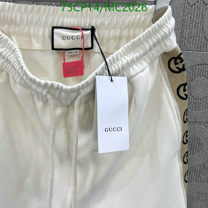 Clothing-Gucci Code: MC2026 $: 75USD