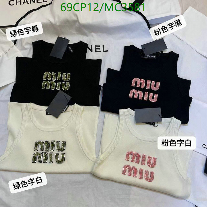 Clothing-MIUMIU Code: MC3581 $: 69USD