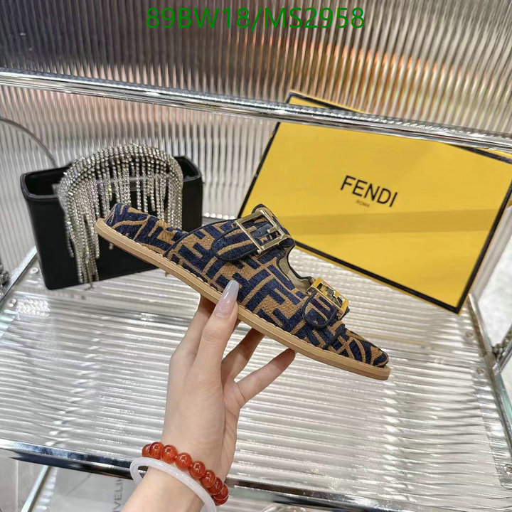 Women Shoes-Fendi Code: MS2958 $: 89USD