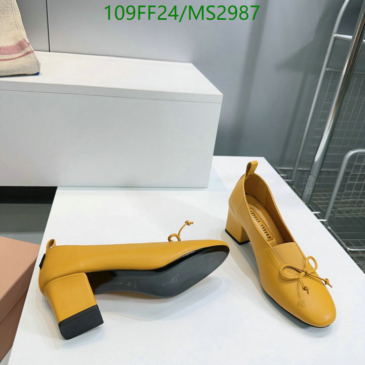 Women Shoes-Miu Miu Code: MS2987 $: 109USD
