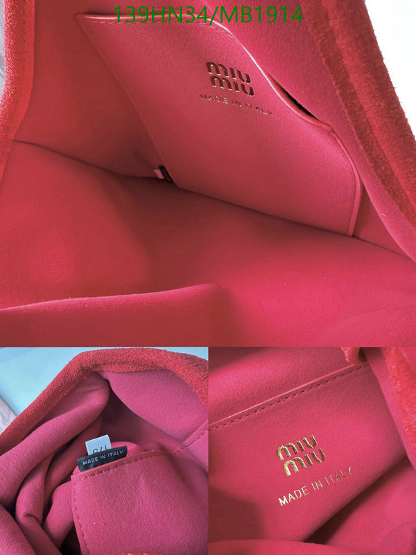 Miu Miu Bag-(4A)-Handbag- Code: MB1914 $: 139USD