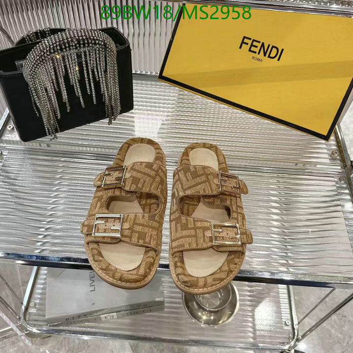 Women Shoes-Fendi Code: MS2958 $: 89USD