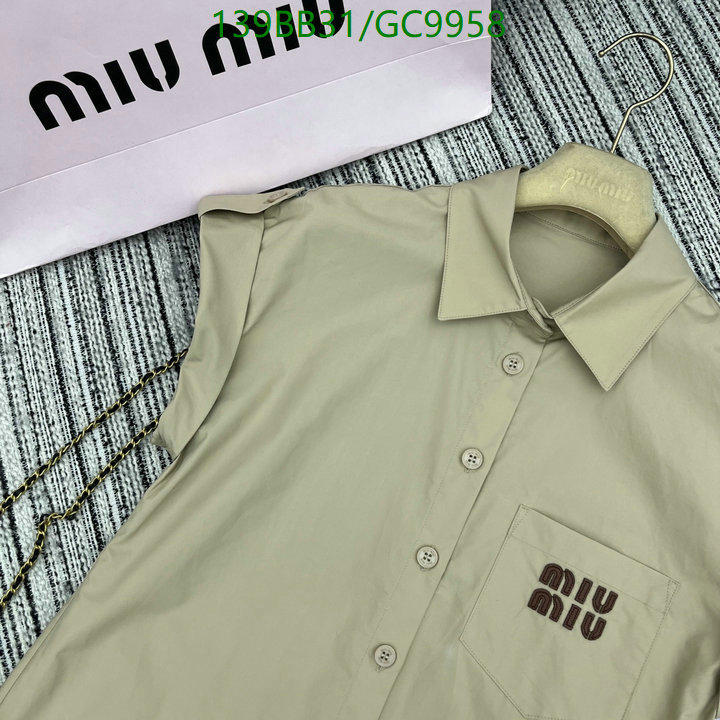 Clothing-MIUMIU Code: GC9958 $: 139USD