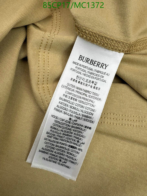 Clothing-Burberry Code: MC1372 $: 85USD