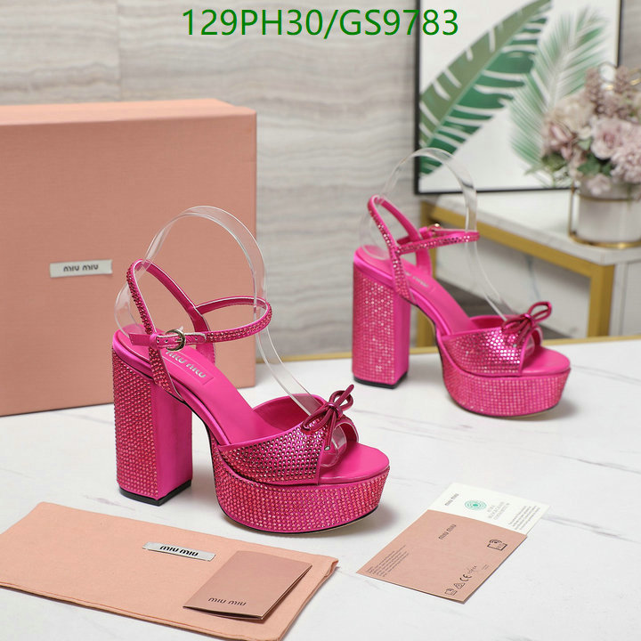 Women Shoes-Miu Miu Code: GS9783 $: 129USD