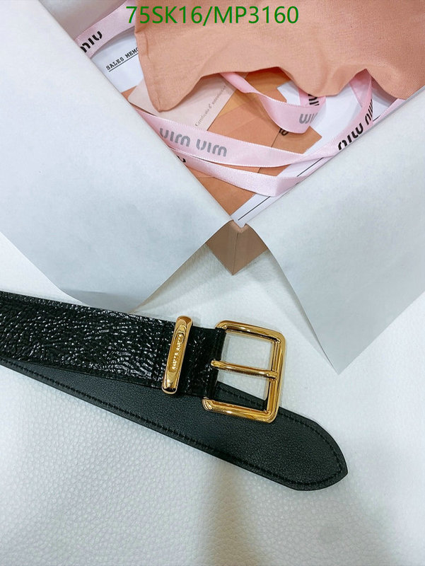 Belts-MIU MIU Code: MP3160 $: 75USD